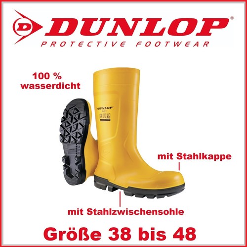 Dunlop arbeits gummistiefel - dunlop,